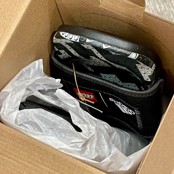 Adidas x LEGO - Men’s 12 - NWT - Adilette Comfort Slides 2022 - Picture 6 of 16